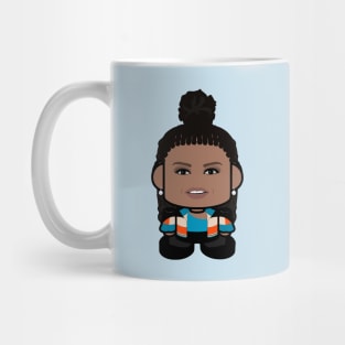 Mrs. Obamabot POLITICO'BOT Toy Robot (Top Knot) Mug